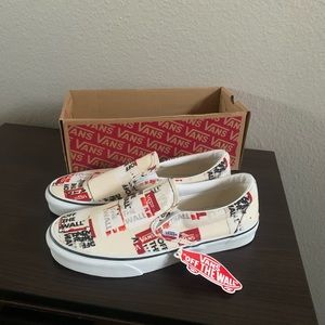 Brand new men’s vans slip ons